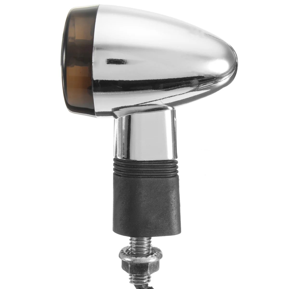 Светодиодный фонарик Mofaner для мотоцикла с хромовой дымовой пулей поворотов кафе