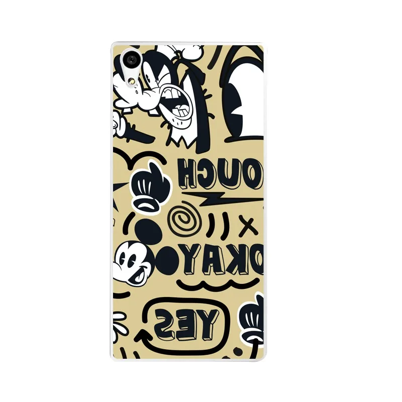 Banana Soft Clear TPU Phone Case For Sony Z2 Z3 Z4 Z5 C3 C4 C5 Car Printed Coque Micky Snow White Painted Cover Free Shipping | Мобильные