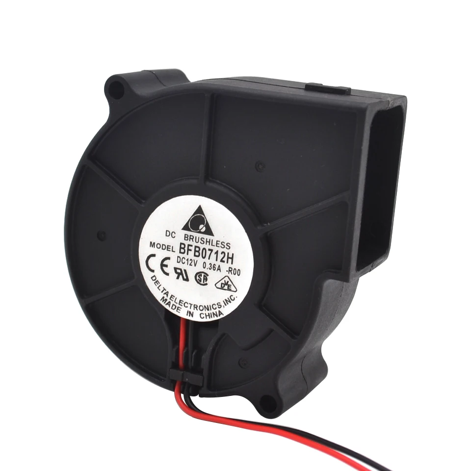 Для delta BFB0712H 7530 DC 12V 0.36A Вентилятор проектора центробежный вентилятор