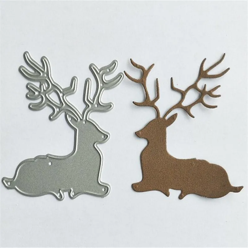 1 шт. лист лося сталь тиснение ремесло трафареты формы декоративный нож