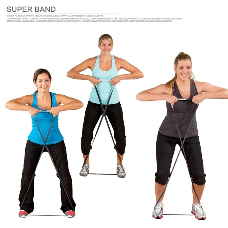 Фитнес резистор 2 08 м латексный эспандер крестообразная петля Пилатес