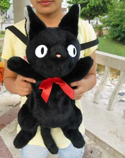 Редкая служба доставки Kiki сумка с черной кошкой мягкая кукла животное плюшевая