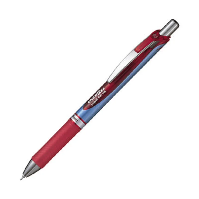 Pentel пресс-тип BLN75 супер гладкая быстросохнущая гелевая ручка для Студенческая Выдвижная гелевая роликовая ручка 6 шт./лот