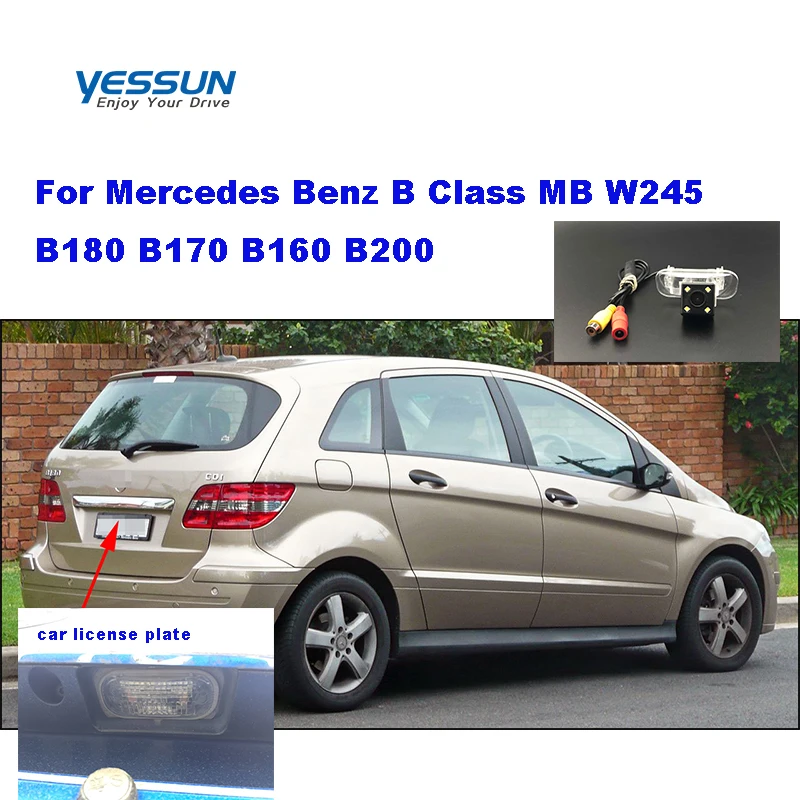 Камера заднего вида Yessun HD CCD для Mercedes Benz B Class MB W245 B180 B170 B160 B200|Камеры авто| |