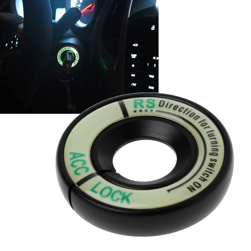 Горячая Новинка 1 шт. светящаяся наклейка на зажигание украшение кольцо ключ