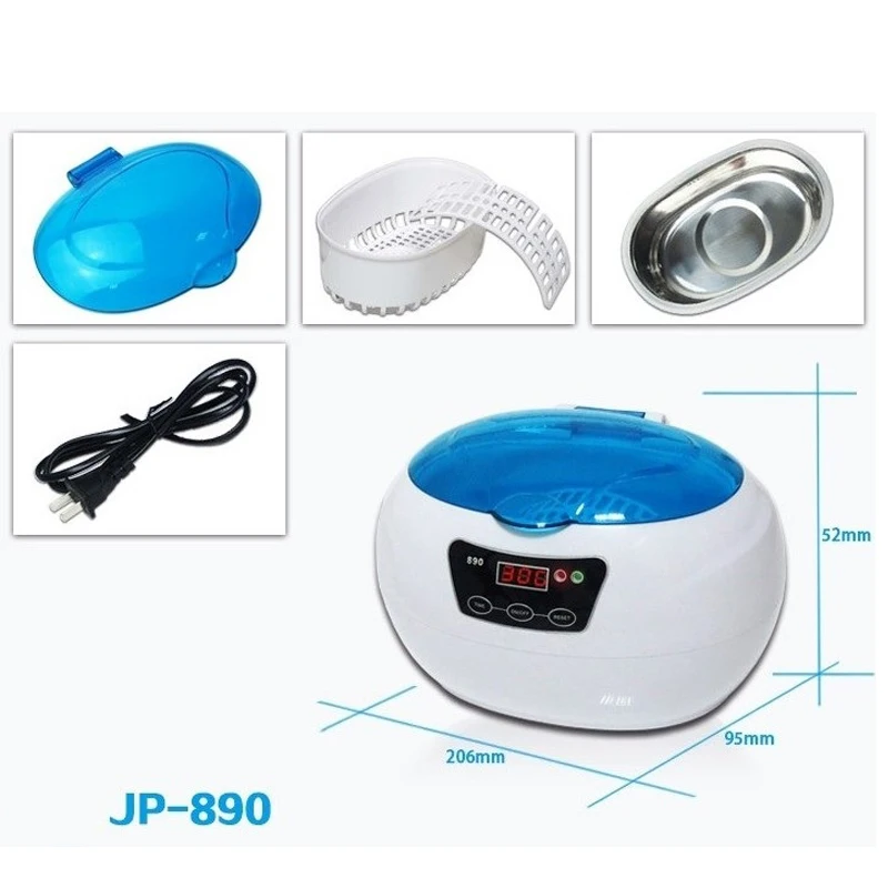 Ультразвуковой очиститель для ювелирных изделий 600 мл|ultrasonic cleaner machine|household ultrasonic