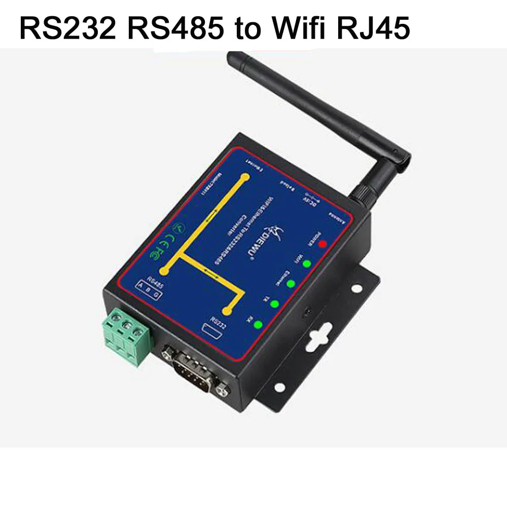 Модуль преобразователя Wi-Fi и Ethernet RJ45 в RS232 RS485 модуль интерфейса