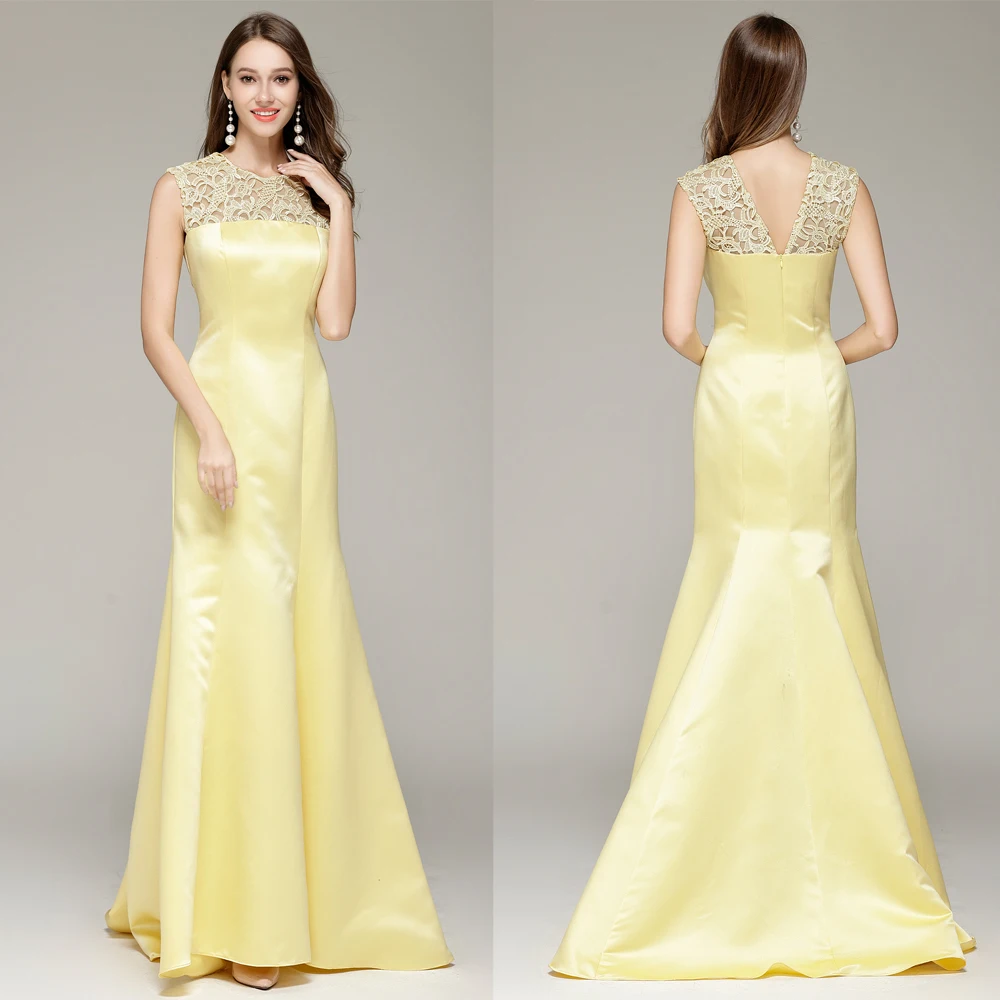 

Женское длинное атласное платье-Русалка, плотное длинное бальное платье с круглым вырезом без рукавов, вечернее платье для выпускного вечера, размеры США 4, 6, 8, 10, 12, 2018