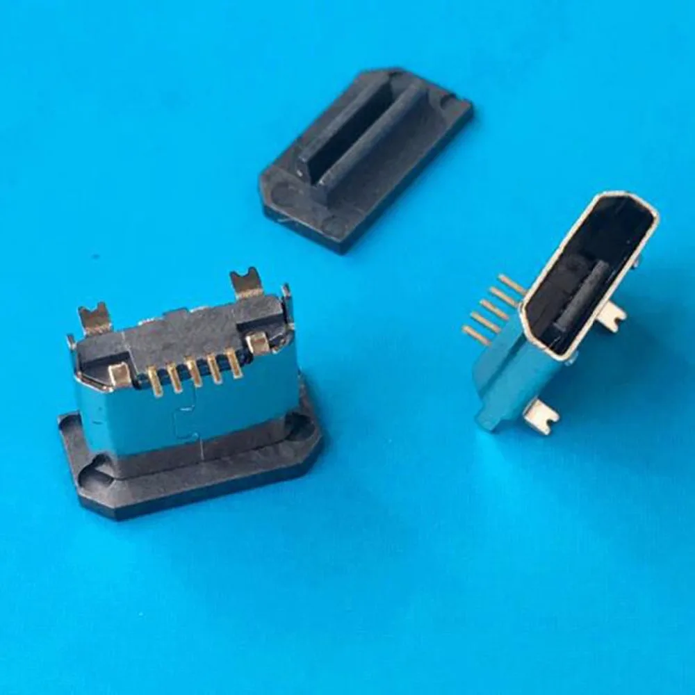 Вертикальная Розетка SMT Micro USB 10 шт. разъем 5p гнездовой для зарядки|note 4g|note redminote xiaomi