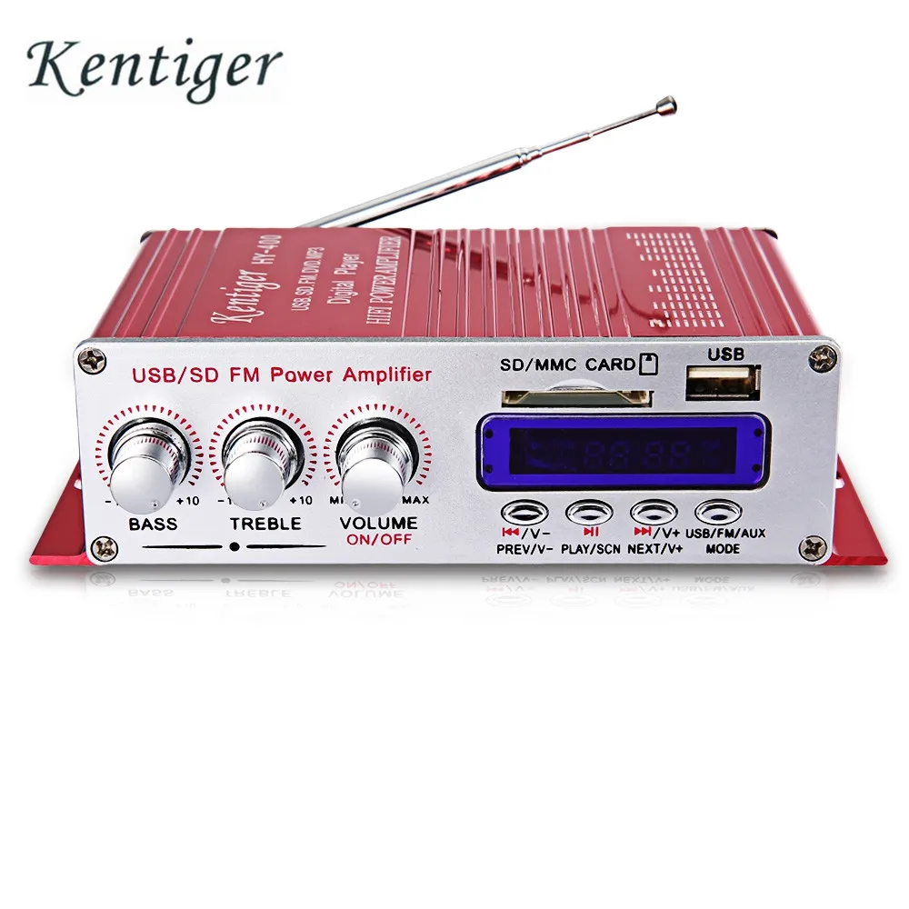 Original Kentiger HY 400 Hi Fi Bass Audio Stereo Power Amplifier FM stereo radio Speaker with LCD Display Speaker|stereo radio|fm radiospeaker |