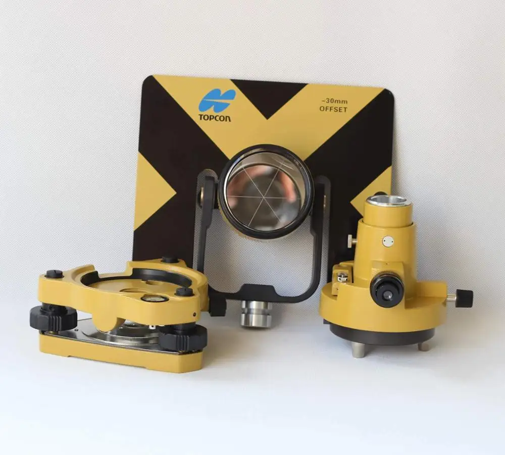 Желтый одиночный Призма набор треножников системы для Topcon тахеометр геодезический
