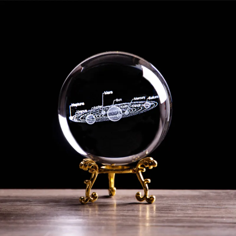 Солнечная система стеклянный шар научная модель реквизит для обучения комната