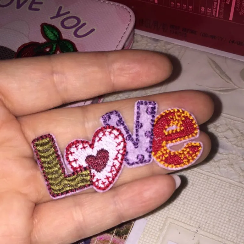 JOD Boy girl sun heart star love mon Patch Embroidery Iron on Brand Craft Sewing Repair Cartoon Decorative Patches Decal | Дом и сад