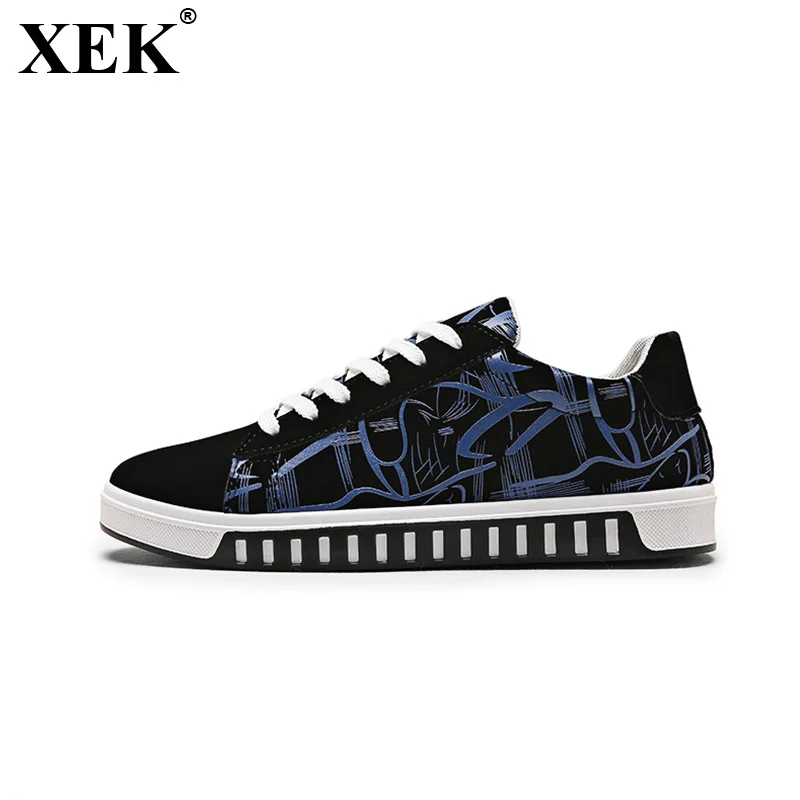 XEK 2018 Summer New Arrival Fashion Men Canvas Shoes Men's Casual Man Trend Wild Low Tide Spring Flats JH182 | Обувь
