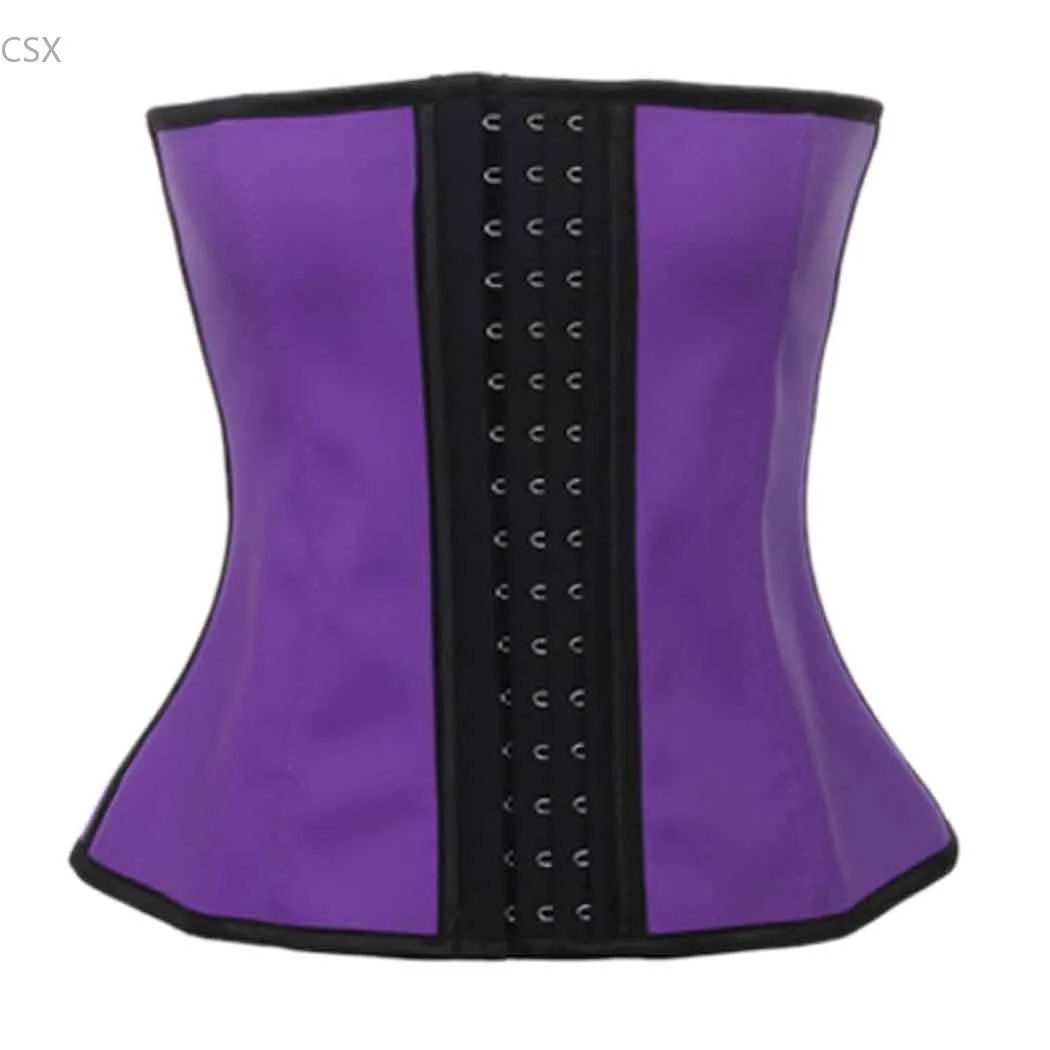 MwOiiOwM Шейперы для тела Стальные кости тренажер талии латексные корсеты женские