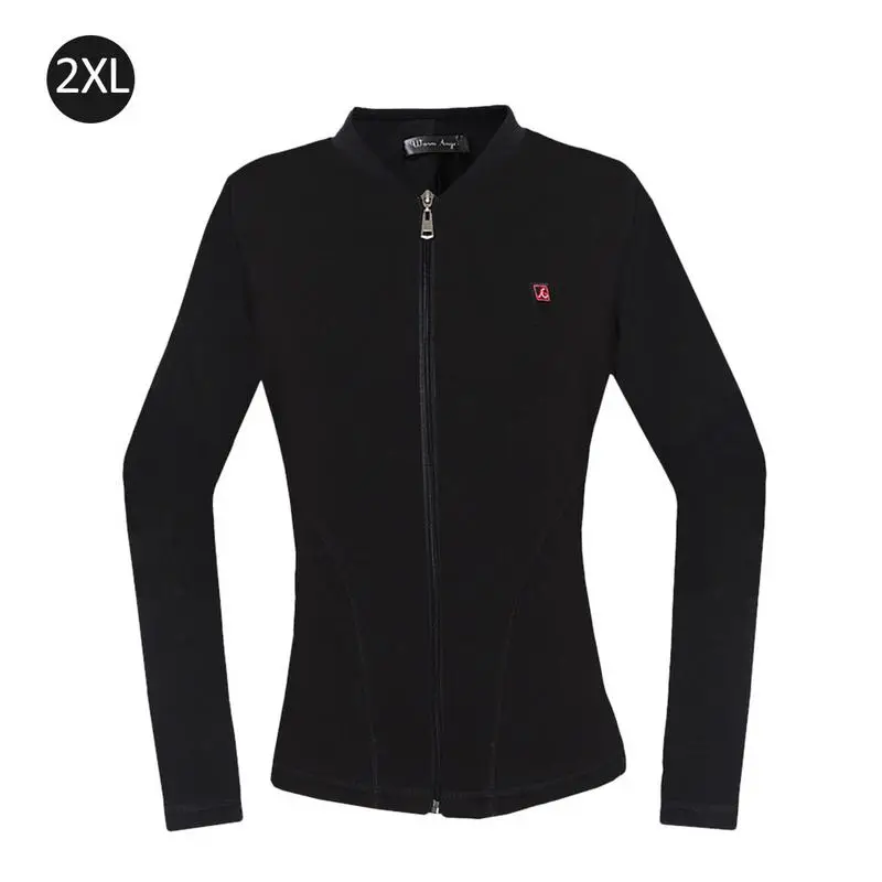 2XL Женский костюм-рубашка с подогревом, электрическое термобелье, Вельветовая куртка, рубашка для прогулок, спортивная одежда, подарок для жены, зима - Цвет: 2XL