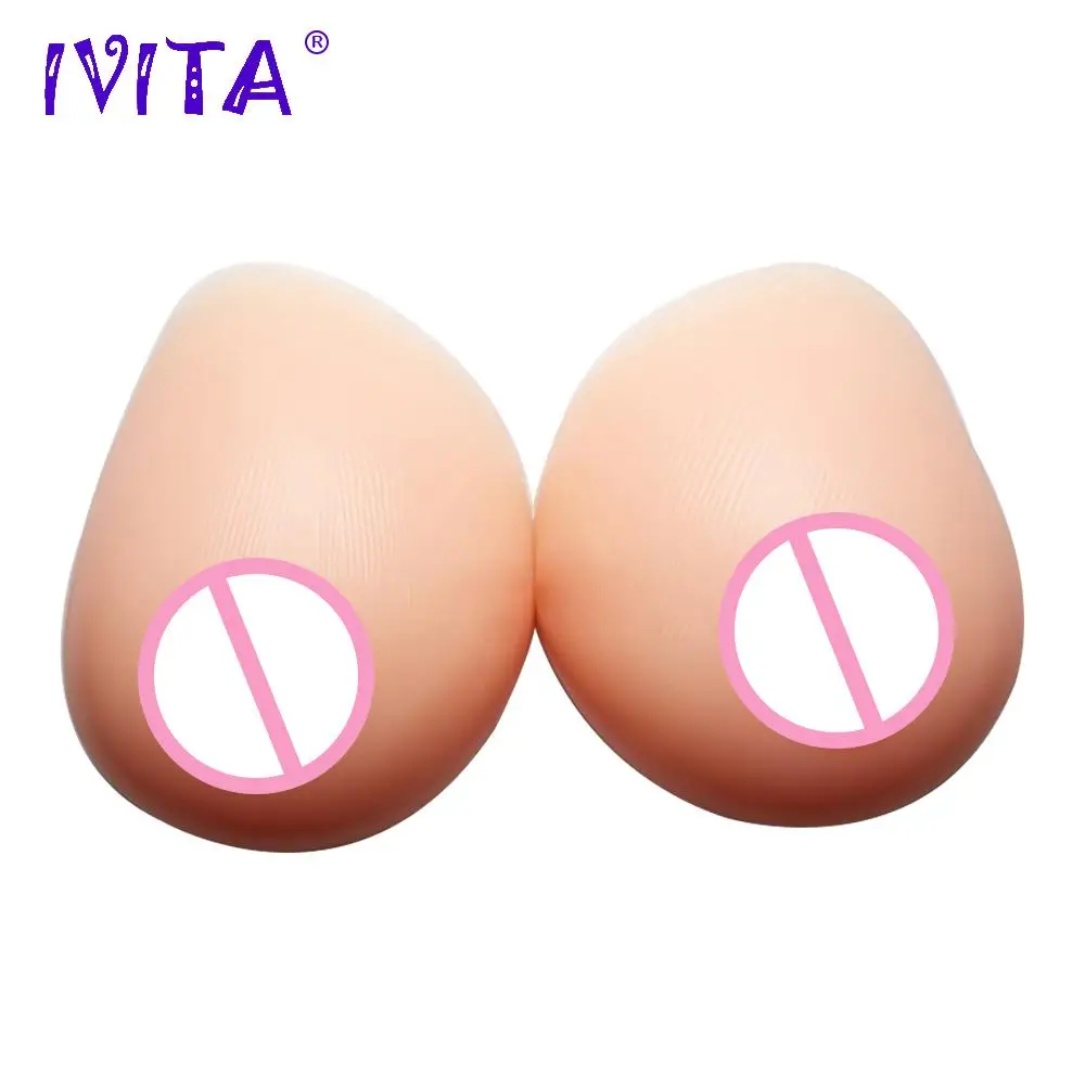 IVITA 600 г высокое качество силиконовые формы груди для женщин Искусственный протез