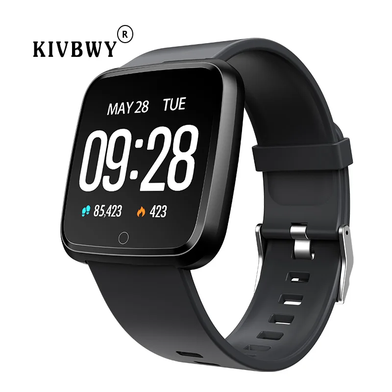 Kivbwy Смарт-часы браслет кровяное давление кислород спортивный трекер smartwatch