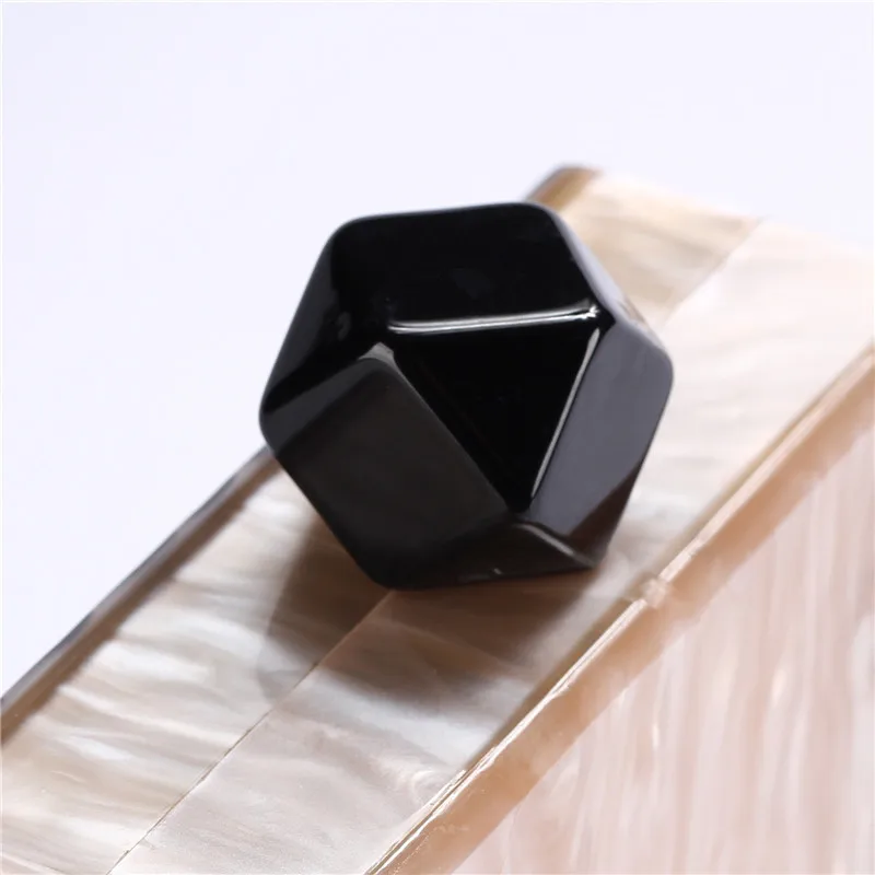 Acrylic Evening Clutches Luxury Handbags Women Chain Bags Geometric Wedding Wallet Party Prom Pruses Free Shipping Dropshipping