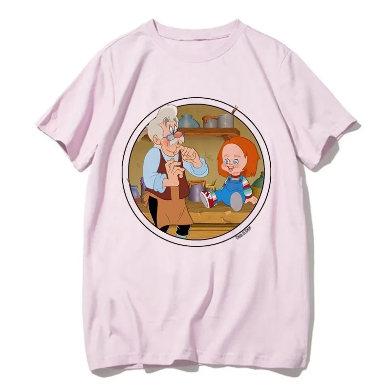 Футболка с принтом Чаки демона смерти зла сатанизма мрачного Жнеца супернатура