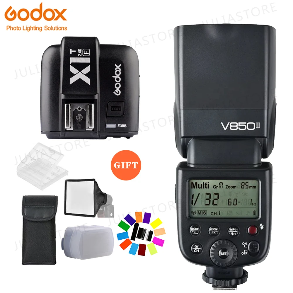 Вспышка Godox V850II GN60 2 4G 1/8000s HSS для фотоаппарата Fujifilm s|flash speedlight|camera flashflash speedlite |