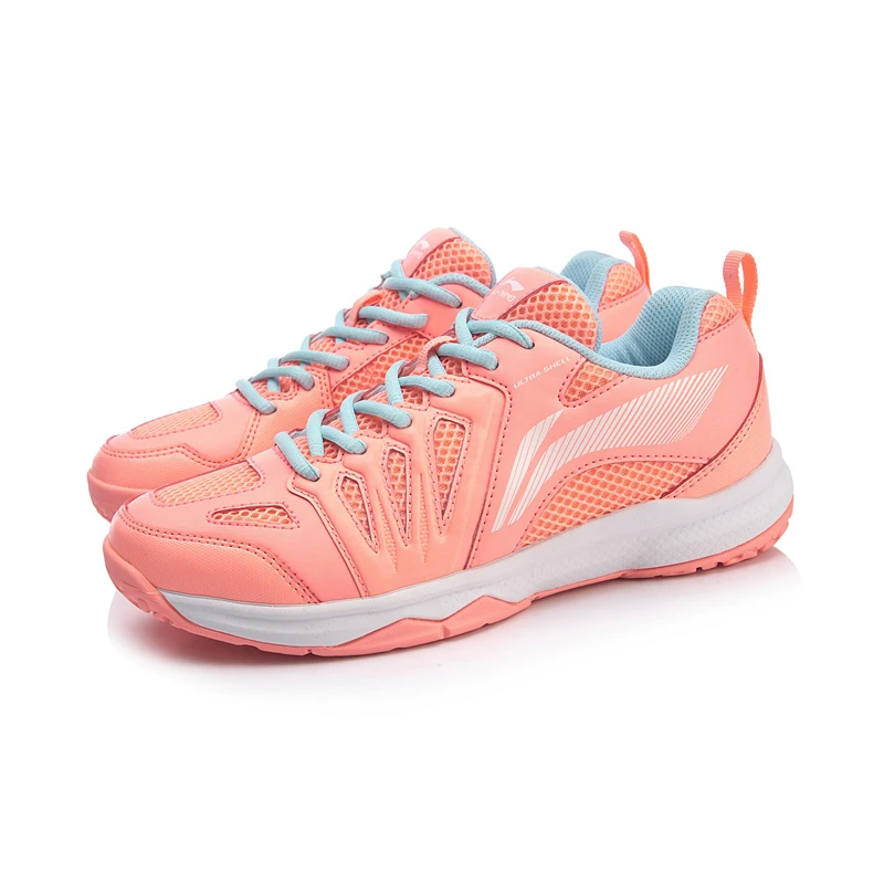 Li-Ning/Женская универсальная тренировочная обувь для бадминтона; нескользящая подкладка; спортивная обувь; удобные кроссовки; AYTP004 XYY111