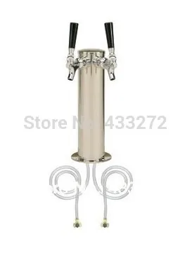 Двойные хромированные краны для пивного бара пивная башня черная башня|tower tag|tower