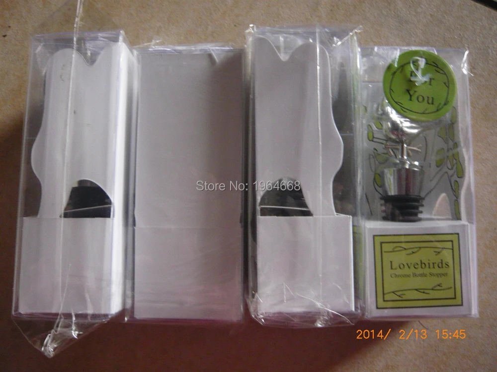 Свадебные подарки и для гостей любовь птица хромированная пробка бутылки вина