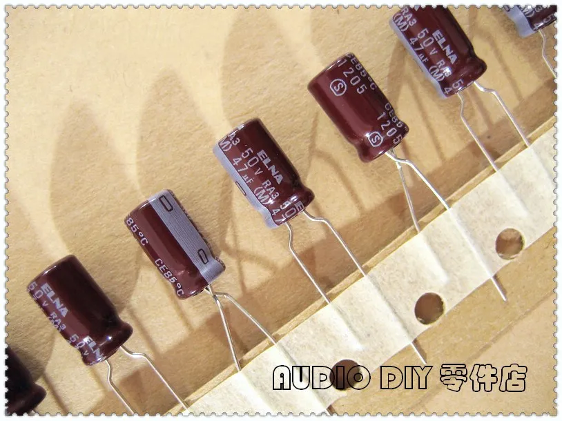 10 шт./50 шт. ELNA Brown RA3 Series 47 мкФ 50V 50V47uf аудио электролитический