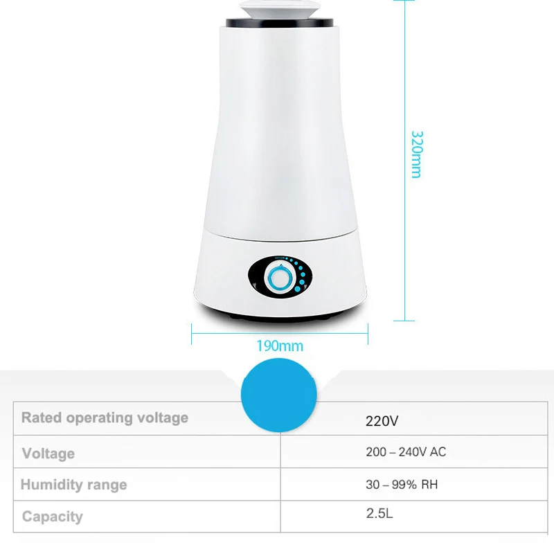 Портативный увлажнитель воздуха ионизатор ультразвуковой диффузор с