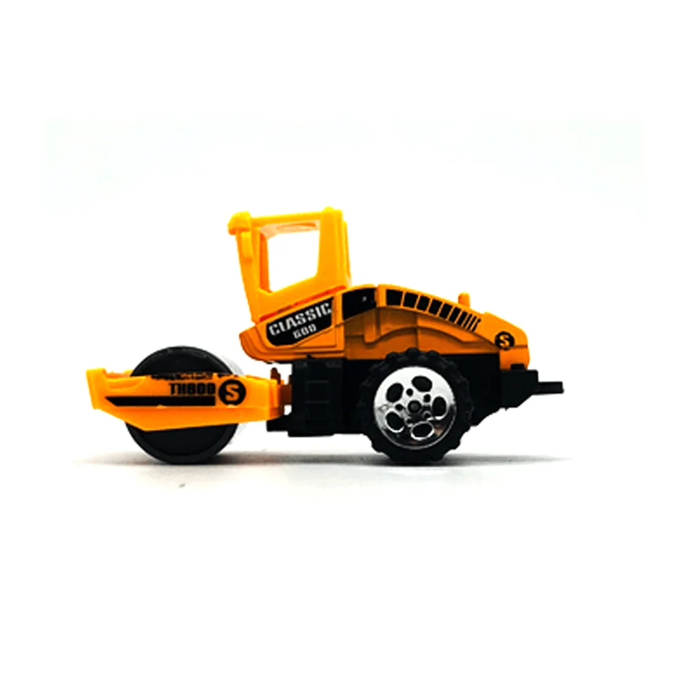 Road Roller Мини сплава Diecast ИНЖЕНЕРНЫХ игрушка автомобиля 1: 64 металла автомобильный набор самосвал погрузчик экскаватор трактор смеситель игрушки Детский подарок - Цвет: Road Roller