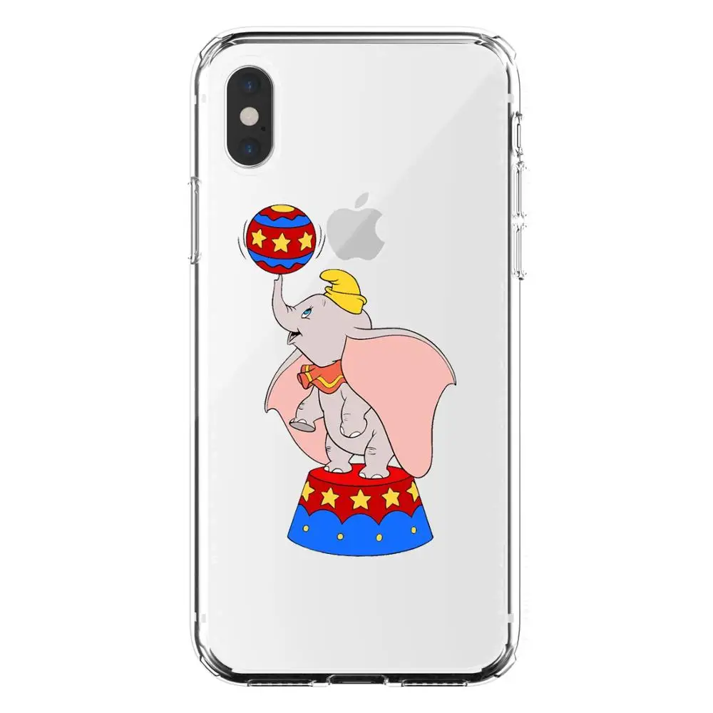 Милый мультфильм анимация dumbo Мягкий Силиконовый ТПУ чехол для телефона iPhone 11 Pro