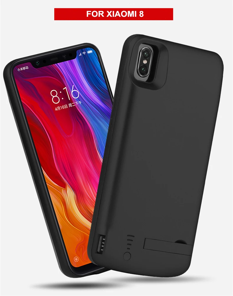 2020 6000 мАч ультратонкий внешний резервный блок питания чехол для Xiaomi Mi 8 9 Mix 2S 3 Mi6 6X