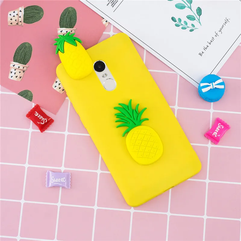 Для Xiaomi Redmi Note 4X чехол для Coque Xiomi Xiaomi Redmi Note 4 4X чехол 3D единорог панда кукла игрушка Мягкий силиконовый чехол для телефона