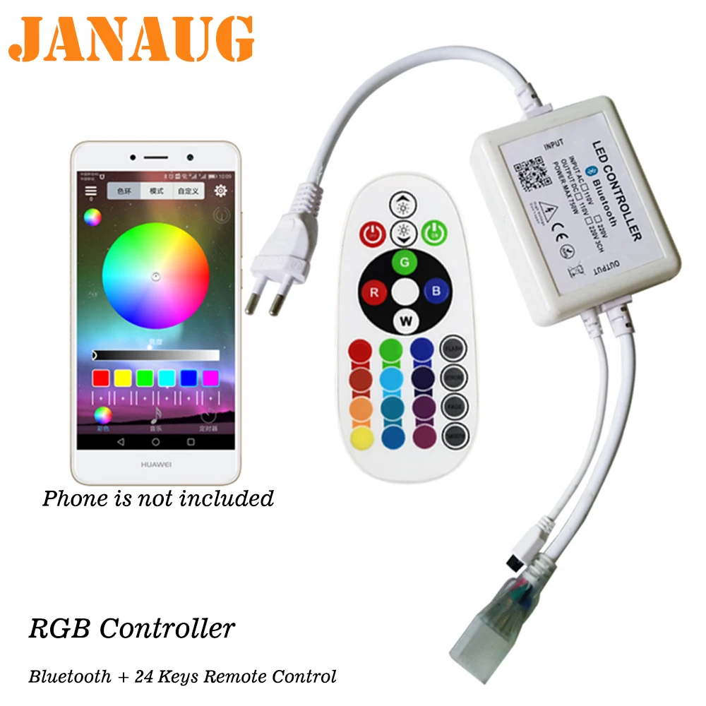Светодиодная лента RGB с регулируемой яркостью 110 В ~ 230 1 м 5 5050 наружное и