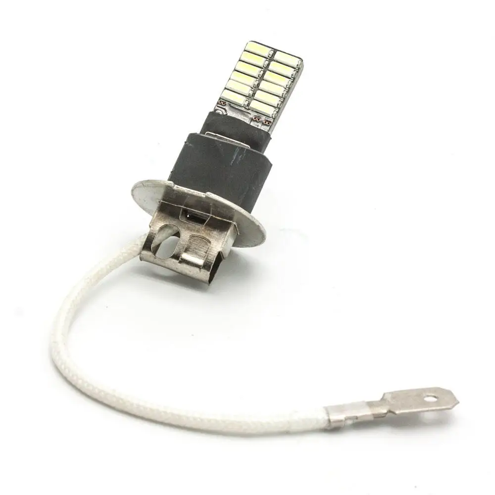H3 PK22S 24-4014 SMD LED белый светильник s DC 12V противотумансветильник фары дальнего света