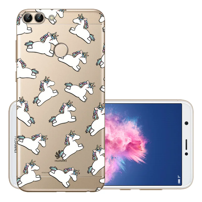 Чехол для Huawei P Smart чехол Enjoy 7S Мягкая силиконовая задняя крышка телефона с