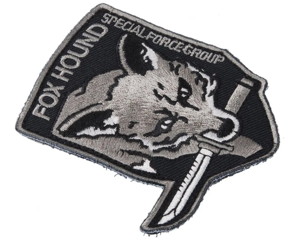 METAL GEAR SOLID FOXHOUND FOX HOUND SPECIAL FORCE GROUP VELVRO PATCH | Спорт и развлечения