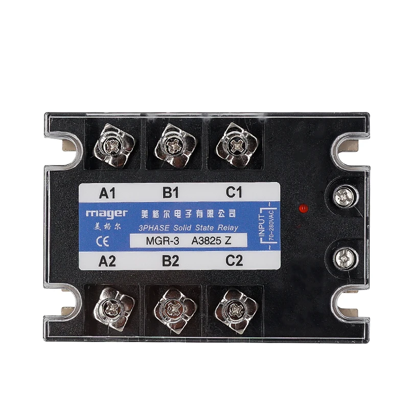 25A трехфазное твердотельное реле переменного тока (MGR 3 A4825 Z) SSR 70 280VAC до 480VAC