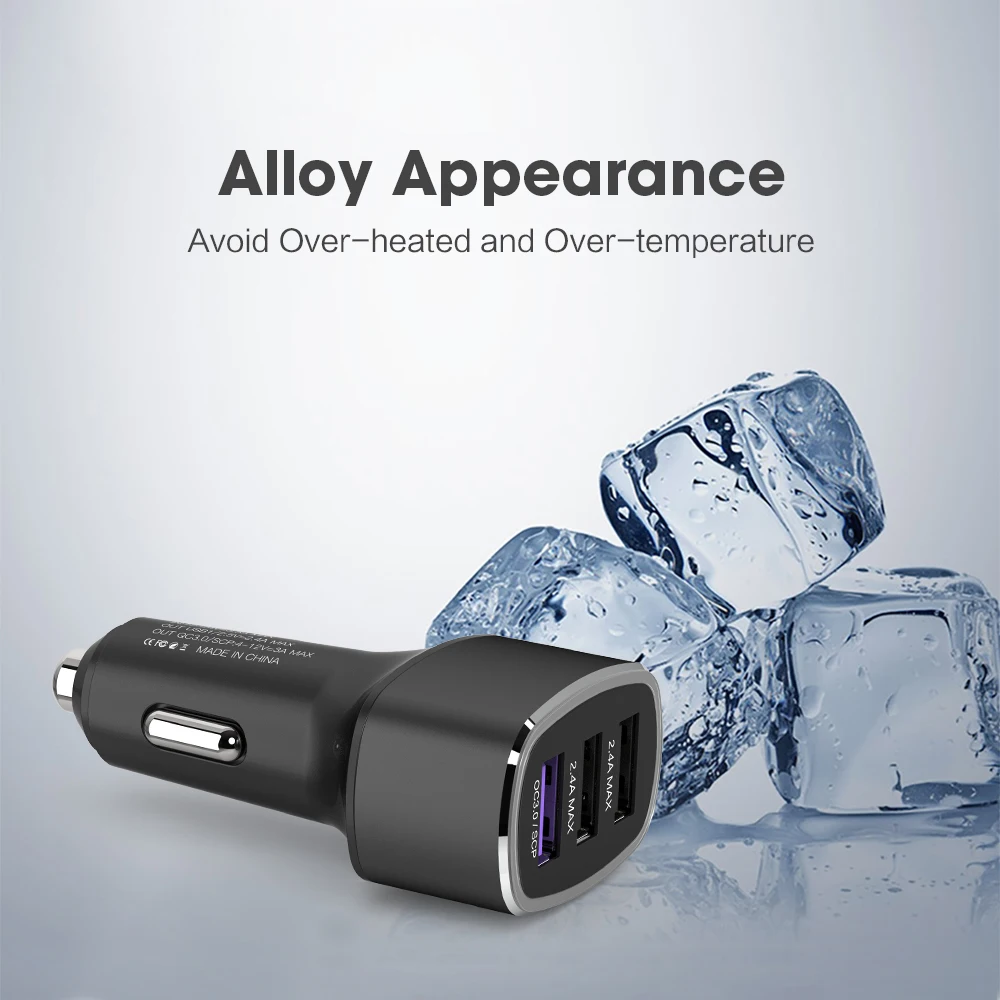 SIKAI 36 Вт USB Автомобильное зарядное устройство двойной Quick 3 0 Зарядка для iPhone Xiaomi