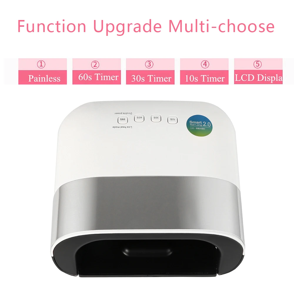 48 Вт льдинка светильник безболезненный Сушилка для ногтей УФ светодиодный