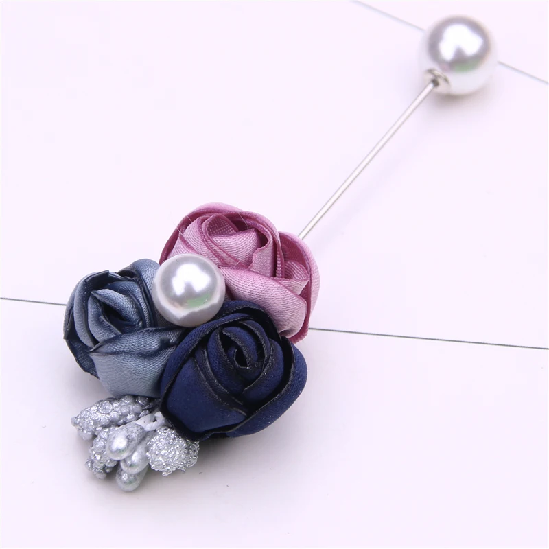 

pearl fabric flower brooch pin jewelry accessories rose cute pins brooches for women rhinestone lapel pin broche femme bijoux