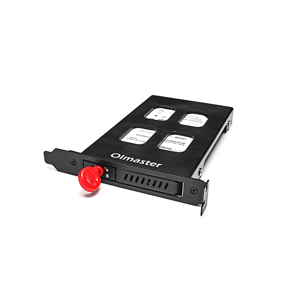 OImaster 3 5 дюймовый PCI жесткий диск ключ с замком металлический SATA диск/SSD Bay
