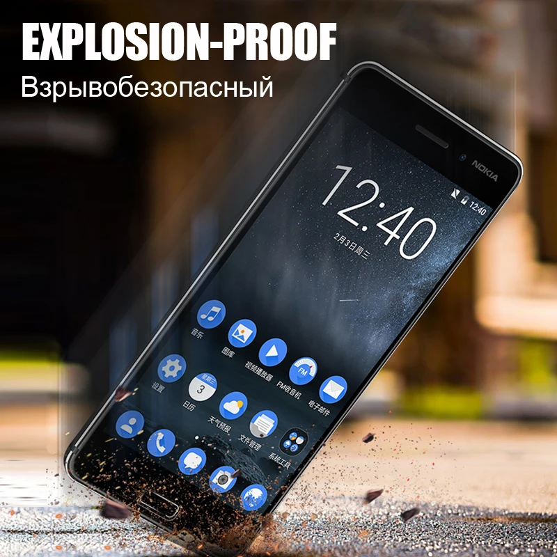 TOMKAS для Nokia 6 5 3 Защитное стекло экрана 9 H твердость защита от царапин закаленное 7 8