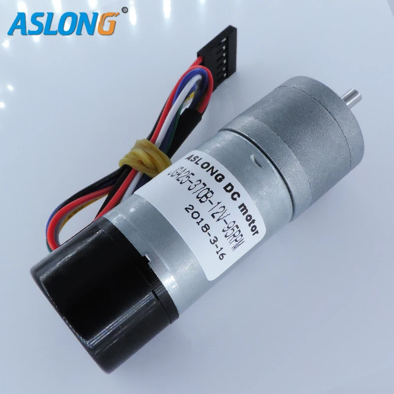 

JGA25-370GB DC Micro Recuder Motor 12 Electric pm dc motor with 25mm gearbox encoder motor 24 reduction geared motor aslong