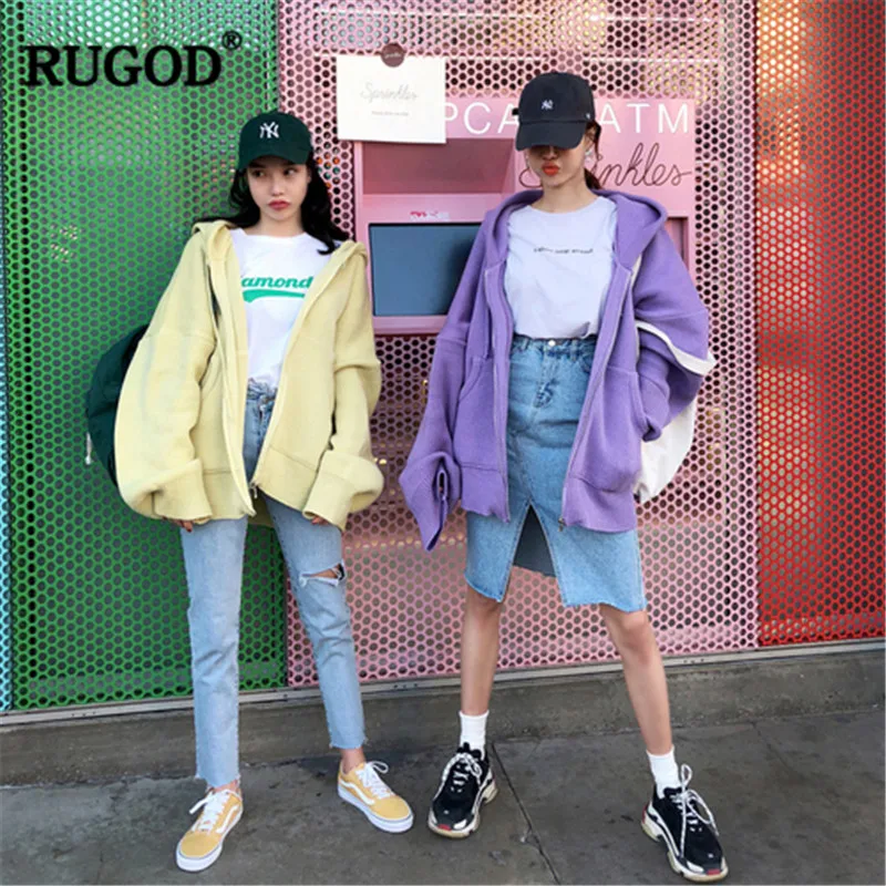 RUGOD/весенние женские пальто размера плюс однотонные свободные с длинными