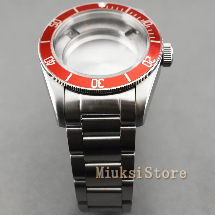 41 мм серебряные часы случае подходят часы Parnis Miyota 8205/8215/821A ETA 2836 Mingzhu DG 2813/3804
