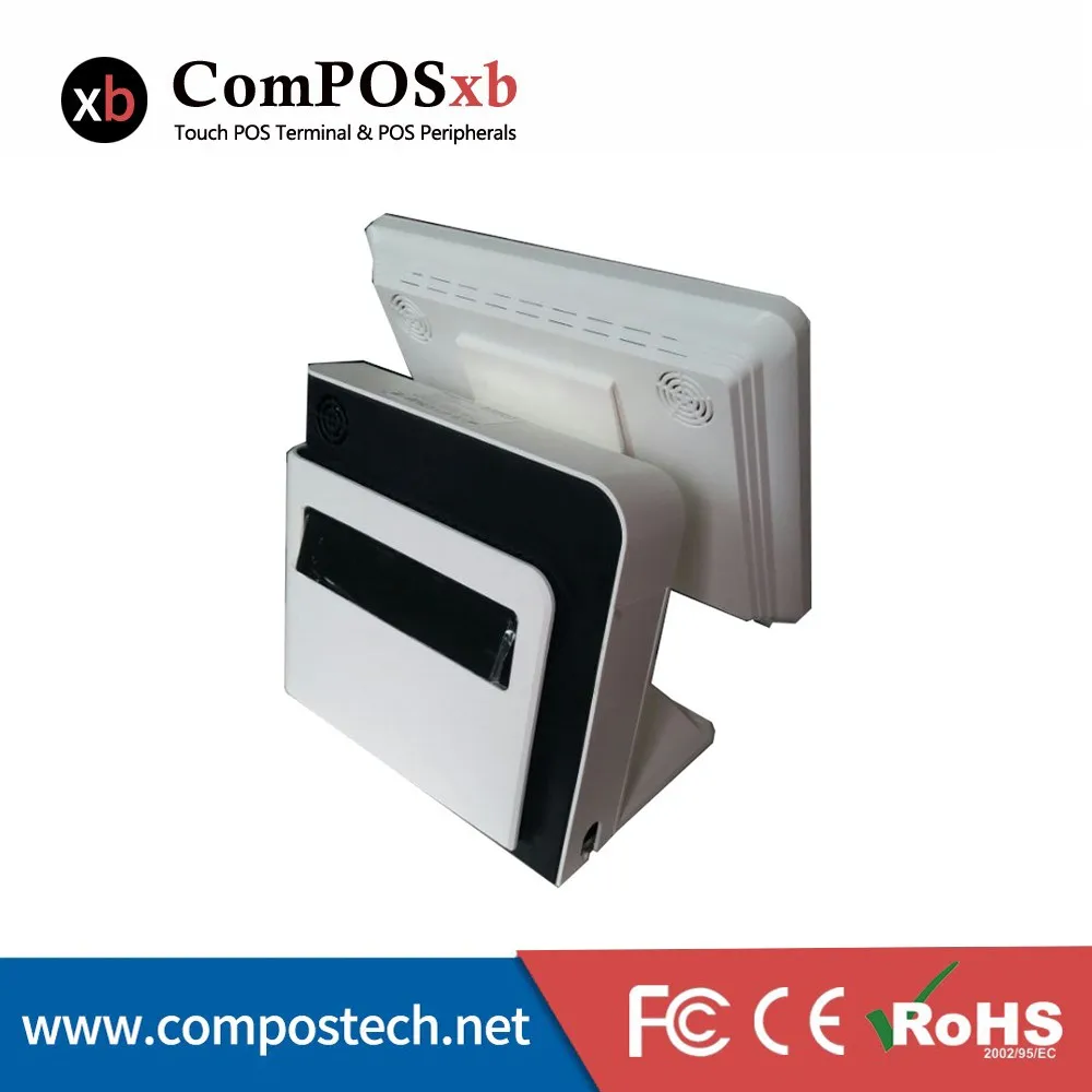 Factory Directly Sell 15'' Touch Screen All in One Restaurant System China POS Terminal With VFD Customer Display | Компьютеры и