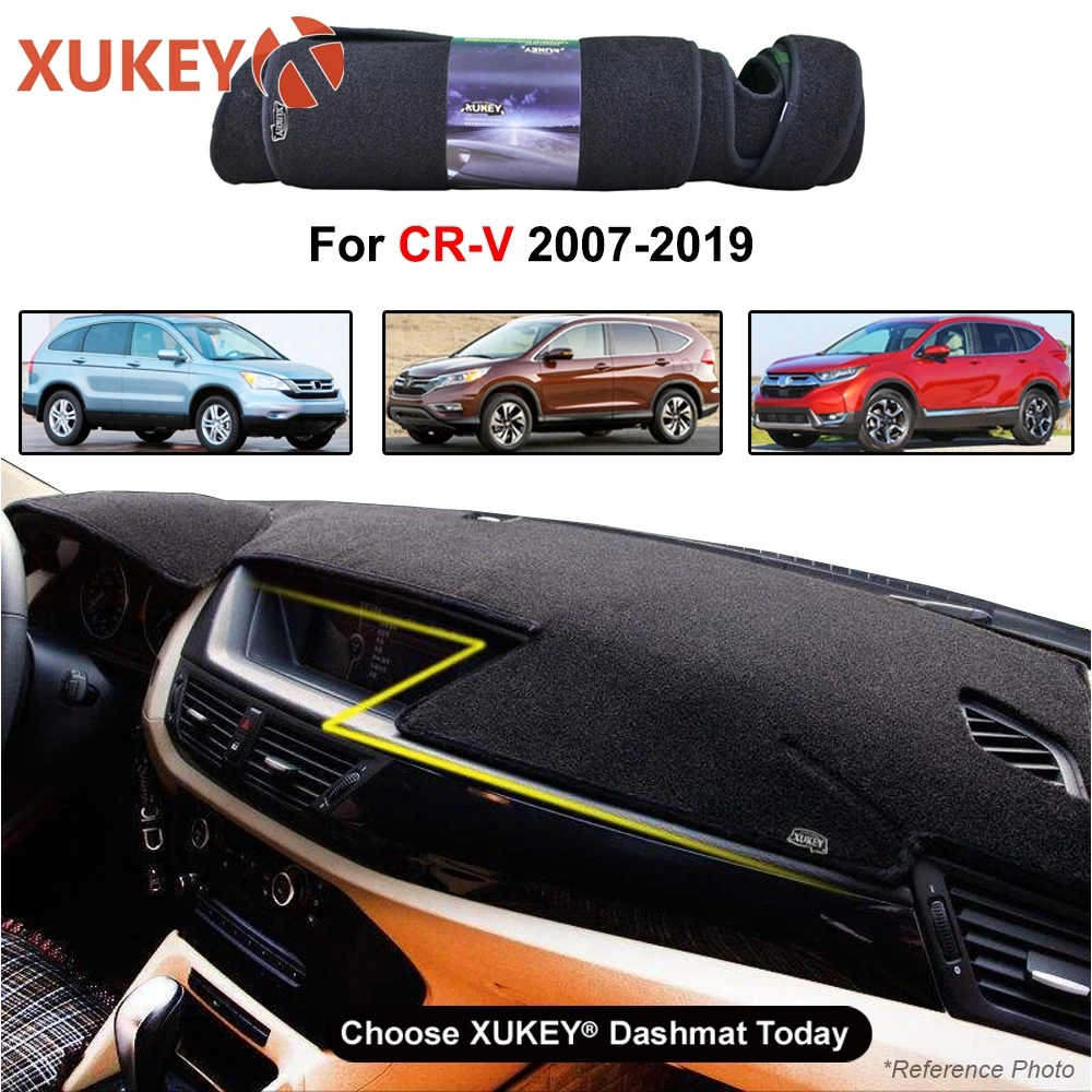 Автомобильный коврик с рельефом для Хонда сrv CR-V 2007- приборной панели крышки защитный лист ковер для укладки волос 2008 2009