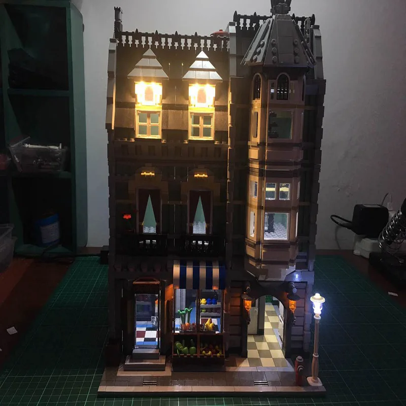 Светодиодный светильник набор для Lego 10185 строительные блоки город-создатель